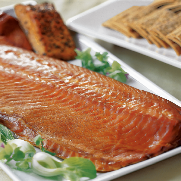 Ducktrap River Smoke Roasted Salmon, Two 4 oz. Pieces, 8 oz. total