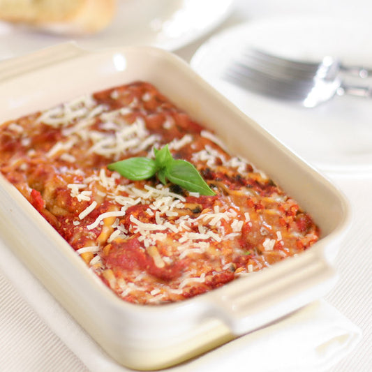 Eggplant parmesan for Two