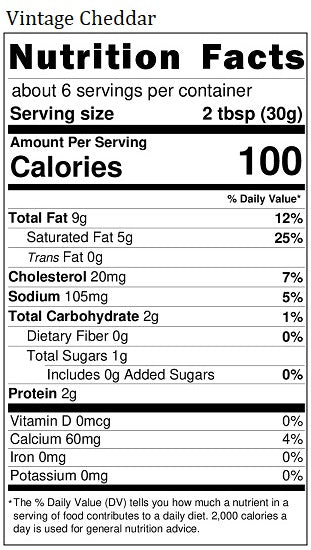 New Nutrition Label