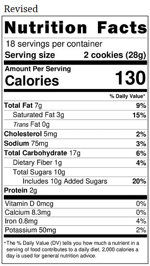 New Nutrition Label