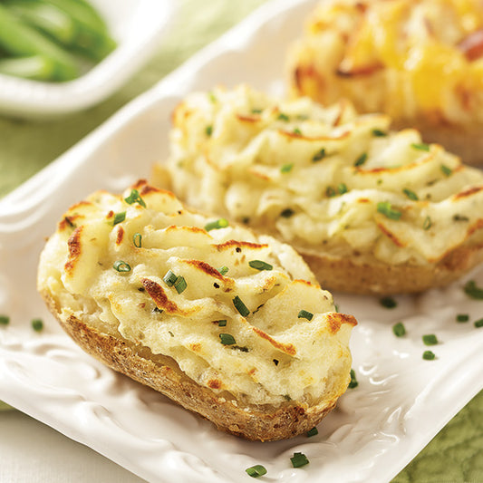 Twice-Baked Potatoes, Sour Cream & Chive