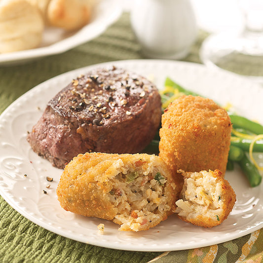 Loaded Potato Croquettes