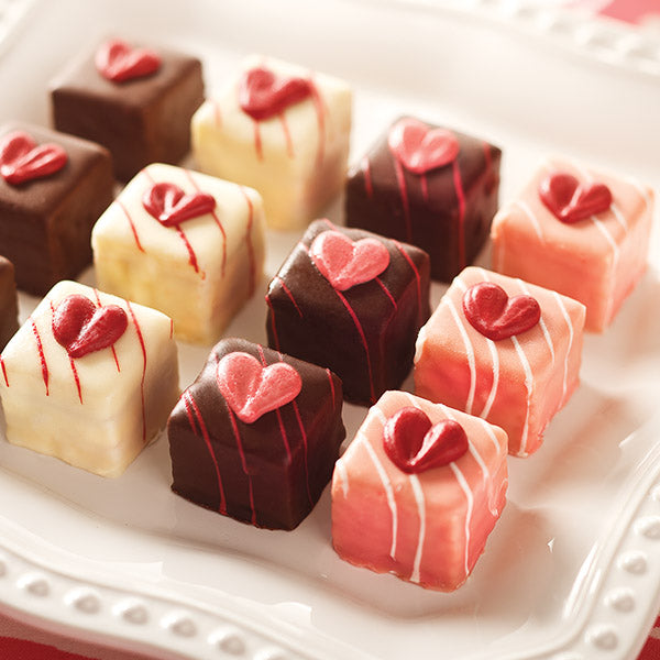 Valentines Petit Fours - One dozen